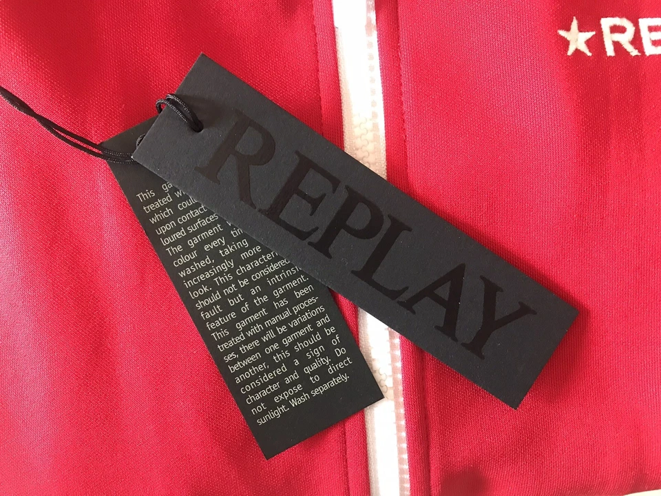 Felpa Replay Nuova Taglia S. Felpa bellissima, mai indossata. Colore Rosso. - Immagine 3 di 4