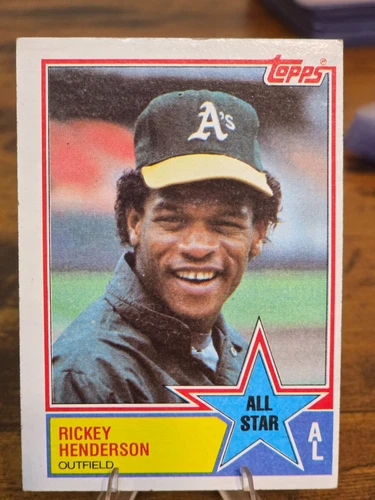1983 TOPPS RICKEY HENDERSON ALL STAR #391