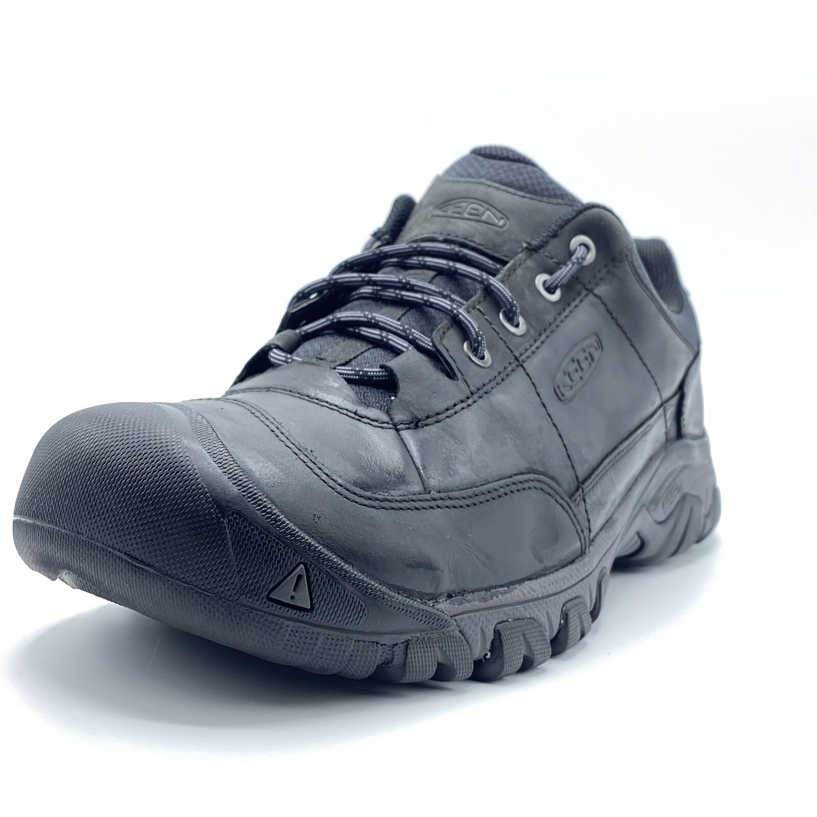 SCARPE CASUAL KEEN UOMO TG12 SCARPE DA TREKKING TERRA SCURA PACCIAME INDOSSATE UNA VOLTA.L9