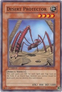 Desert Protector - CRMS-EN034 - Common - Unlimited Edition x3 - Near Mint