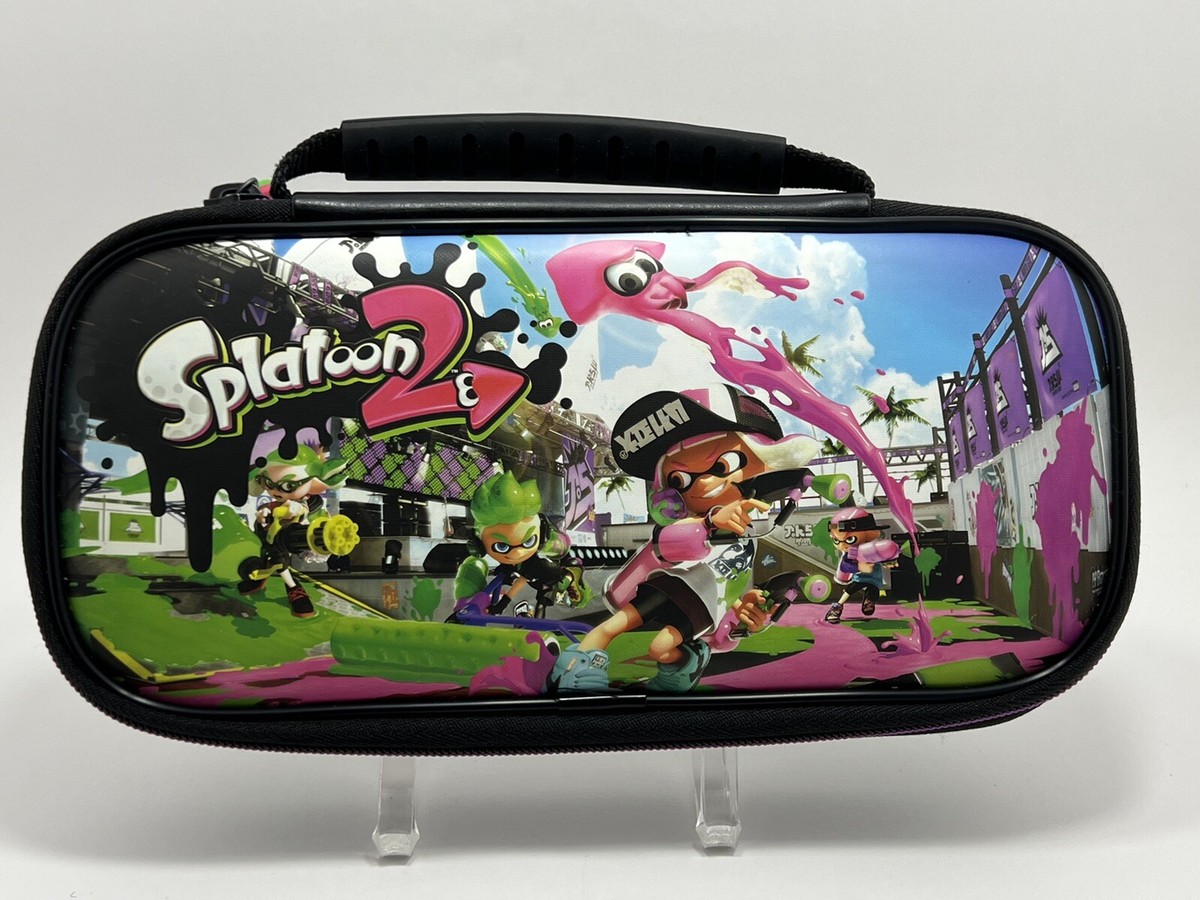 Nintendo Switch Splatoon2デザイン ポータブルケース付き Nintendo Switch Travel Case Splatoon 2 Hard Shell Zipper +