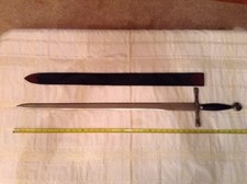 King Arthur Excalibur Sword W. Leather Sheath