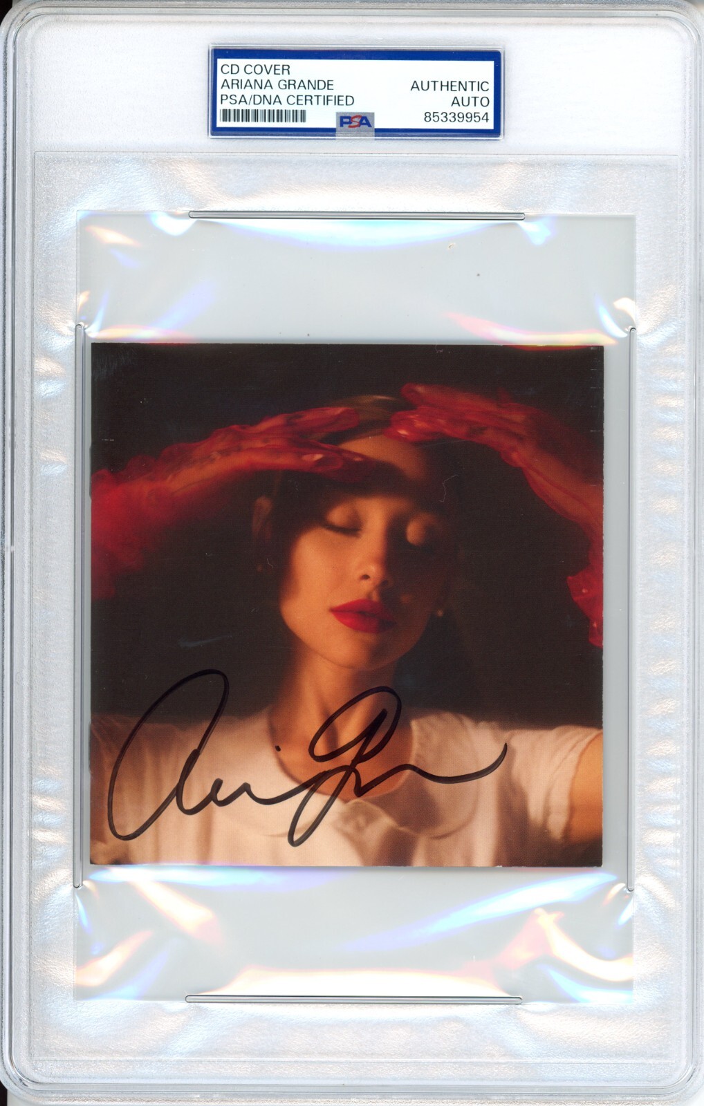 SIGNED Ariana Grande Eternal Sunshine ALBUM COVER COOL FULL NAME