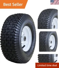 Quality 13x5.00-6 Lawnmower Tire with Oil Infused Bushings for Smooth Ride