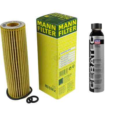MANN-FILTER ÖLFILTER HU 514 x + LIQUI MOLY Cera Tec 3721