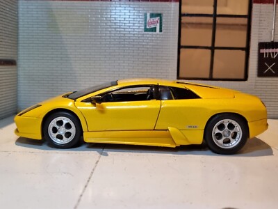 自動車 Welly Lamborghini Murcielago 1:24 Lamborghini Murcielago Yellow Welly Diecast Detailed 1:24