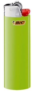 BIC Maxi J26 Grün Reibrad Feuerzeug Kindersicherung Original x10