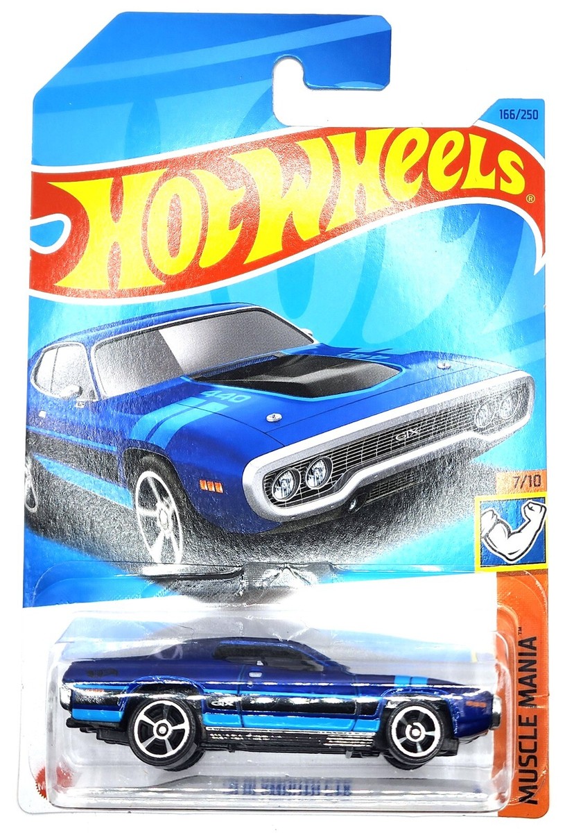 Hot Wheels '71 Plymouth GTX Kids Model Diecast Toy Car Muscle