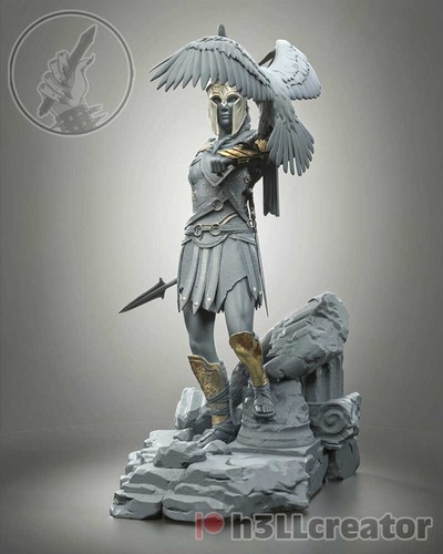 Kassandra – Assassin’s Creed Odyssey -3D Printed Resin Miniature –Unpainted - Foto 6 di 10