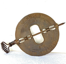 Griswold New American Reversible 9โ Steel Spindle Damper Erie, PA Made In USA