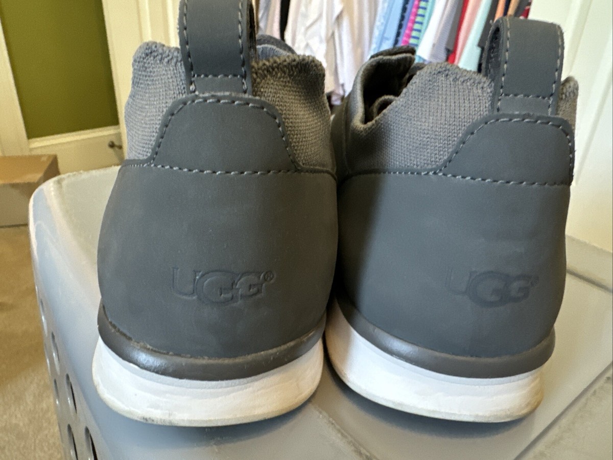 UGG Australia Bueller Mens 8 Suede Low Top Sneakers Shearling Gray Brown UGG MEN LOWMEL SNEAKER – BLUE CITY NYC main image 3