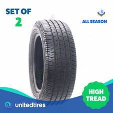 Set Of 2 Used 27555r20 Michelin Defender Ltx Ms 2 117t - 1232