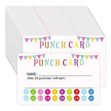 120 Pcs Reward Punch Cards Behavior Incentive Awards for Kids Students Teache...