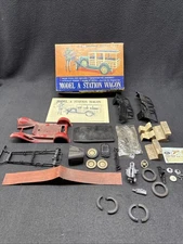 HUBLEY Model A Station Wagon Car 858K-350 Model 1/20 Metal Kit Issue 1961