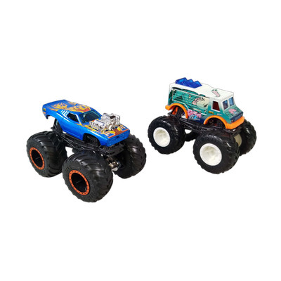 Hot Wheels Bundle Monstertrucks Set von 2, gebraucht, ab 3 4 5 Jahre |   geprüft