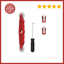 Screen Roller Tool Set with Spline Removal Hook, 2pcs Window Screen Roller for S