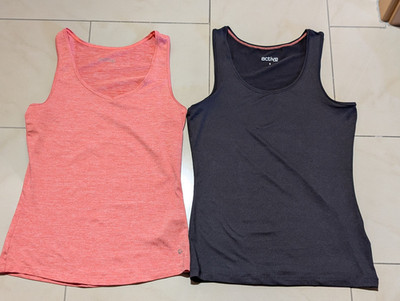 2x Damen Active Fitness Top / Sport Shirt Gr. S