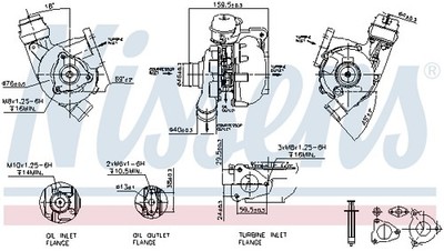 1x NISSENS 93203 Lader Aufladung für KIA Hyundai