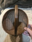 ANTIQUE 19th CENTURY APPALACHIAN PRIMITIVE SPLINTER BUTTOCKS BASKET  — photo 4