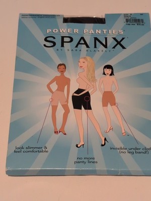 Spanx Power Panties Size D BARE NEW