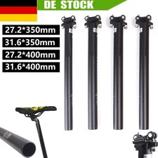 MTB Fahrrad Sattelstütze Gefedert 27,2/31,6mm x 350/400mm Aluminium Sattelstange