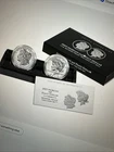 Morgan and Peace 2023 S Silver 1 Dollar Set Reverse Proof Box OGP & COA