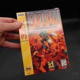 Doom 32X Sega Genesis Video Game Complete BRAND NEW - SEALED - MINTY