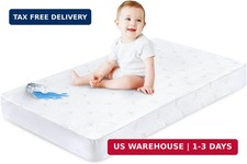 Crib Mattress Protector Sheets Fitted Waterproof Crib Mattress Pad Cover, Noisel