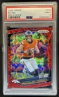 2025 Panini Prizm Bo Nix Choice Red #/20 Broncos PSA 9