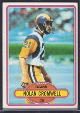 Nolan Cromwell, 1980 Topps, #423, Los Angeles Rams, RC