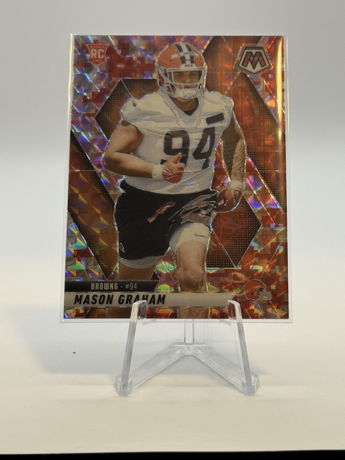 2025 Panini Mosaic Mason Graham Red Camo Cleveland Browns Rookie #311
