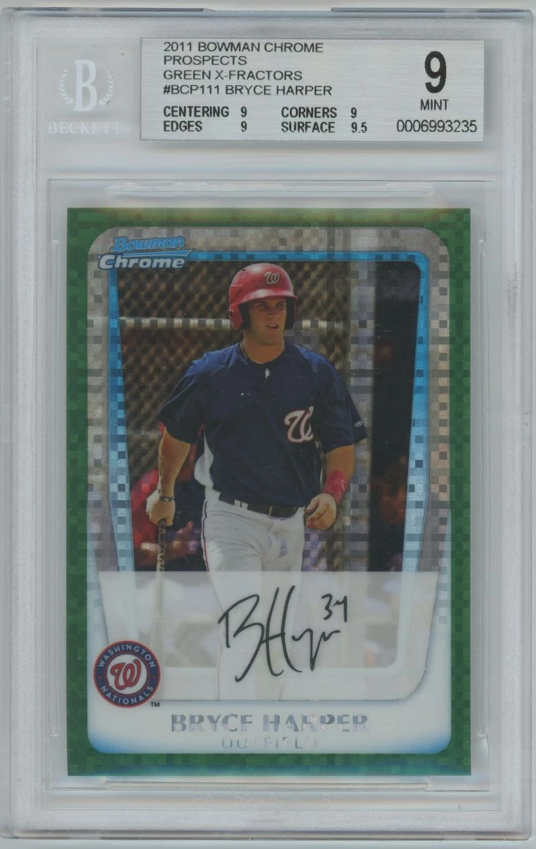 Topps Rookie Bryce Harper Beckett BGS Baseball Cards for sale | eBay
