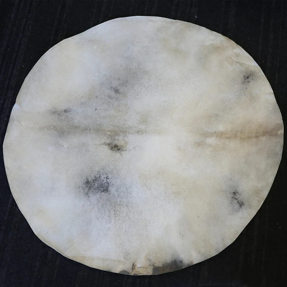 26" Natural Goatskin Drum Head Replacement for Djembe & Hand Drums New