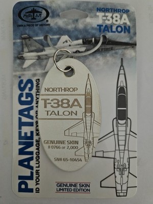 PlaneTag Northrop T-38A Talon (#65-10454) Authentic Supersonic Jet Trainer skin