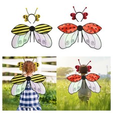 Kids Headband and Wings Easy to Use Funny Creative Novelty Party Prop for Stage