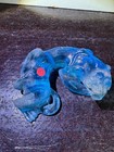 Unusual Antique/ Vtg. Chinese Glass Beast Sculpture, Early Form — photo 2
