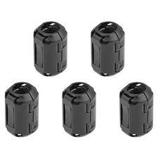 5pcs Clip-on Ferrite Ring Core 13mm Black