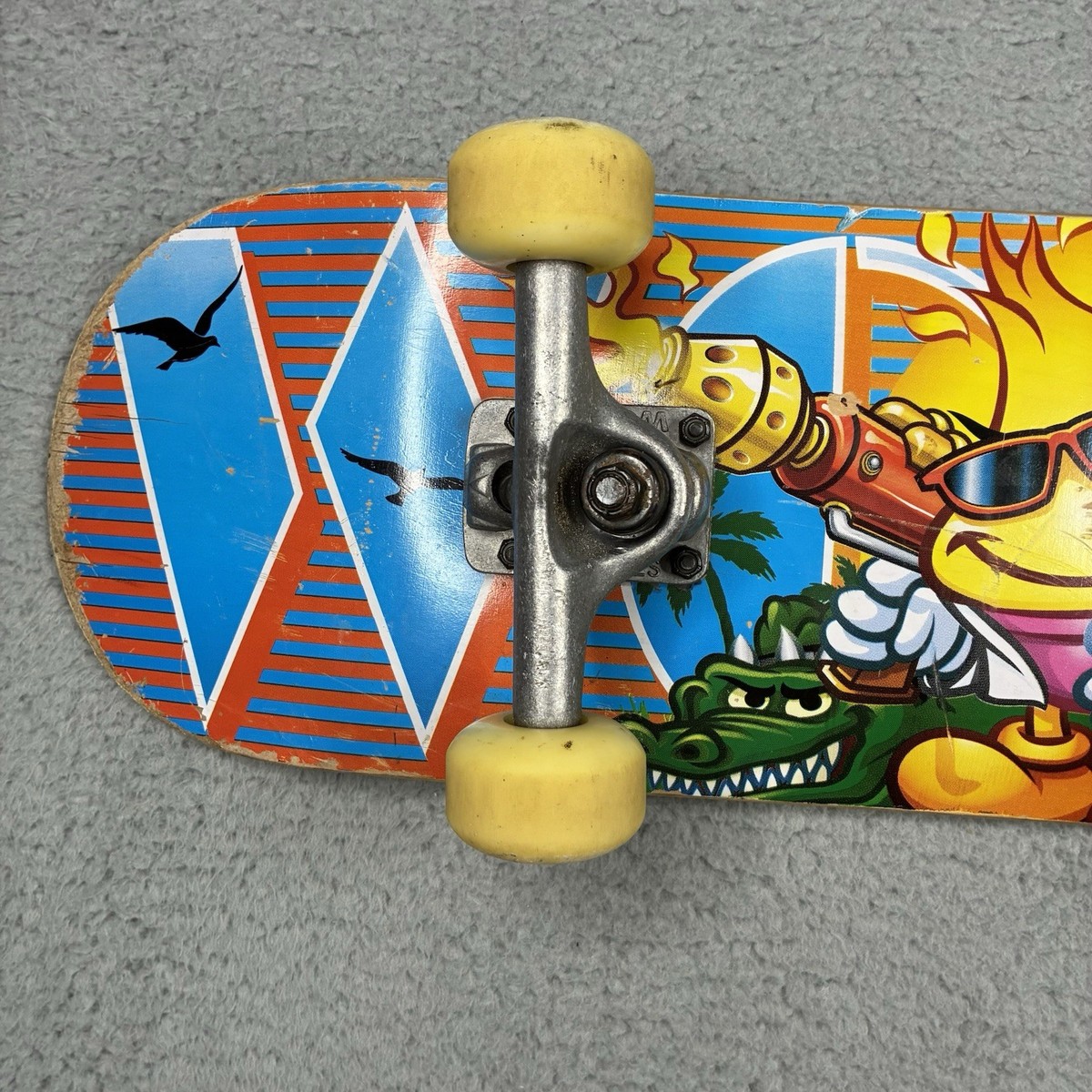Vintage World Industries Flame Boy V.S Wet Willy Skateboard