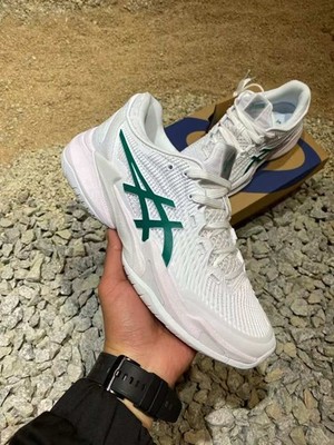 S+ ASICS COURT FF 3 'White/green'  Men's shoes