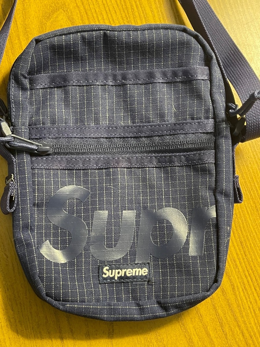 Supreme Shoulder Bag SS24 Navy 3M Reflective EUC | eBay