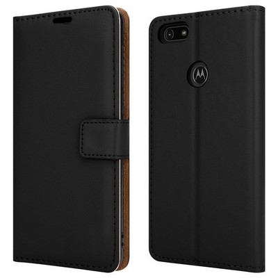 Case For Motorola Moto E6 Play (XT2029), Genuine Leather Flip