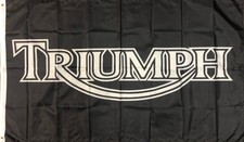Triumph Fahne Flag drapeau Thruxton Bonneville Trident 660 Schrift