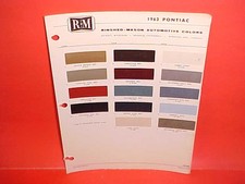 1963 PONTIAC BONNEVILLE CATALINA CONVERTIBLE TEMPEST LEMANS COUPE PAINT CHIPS RM