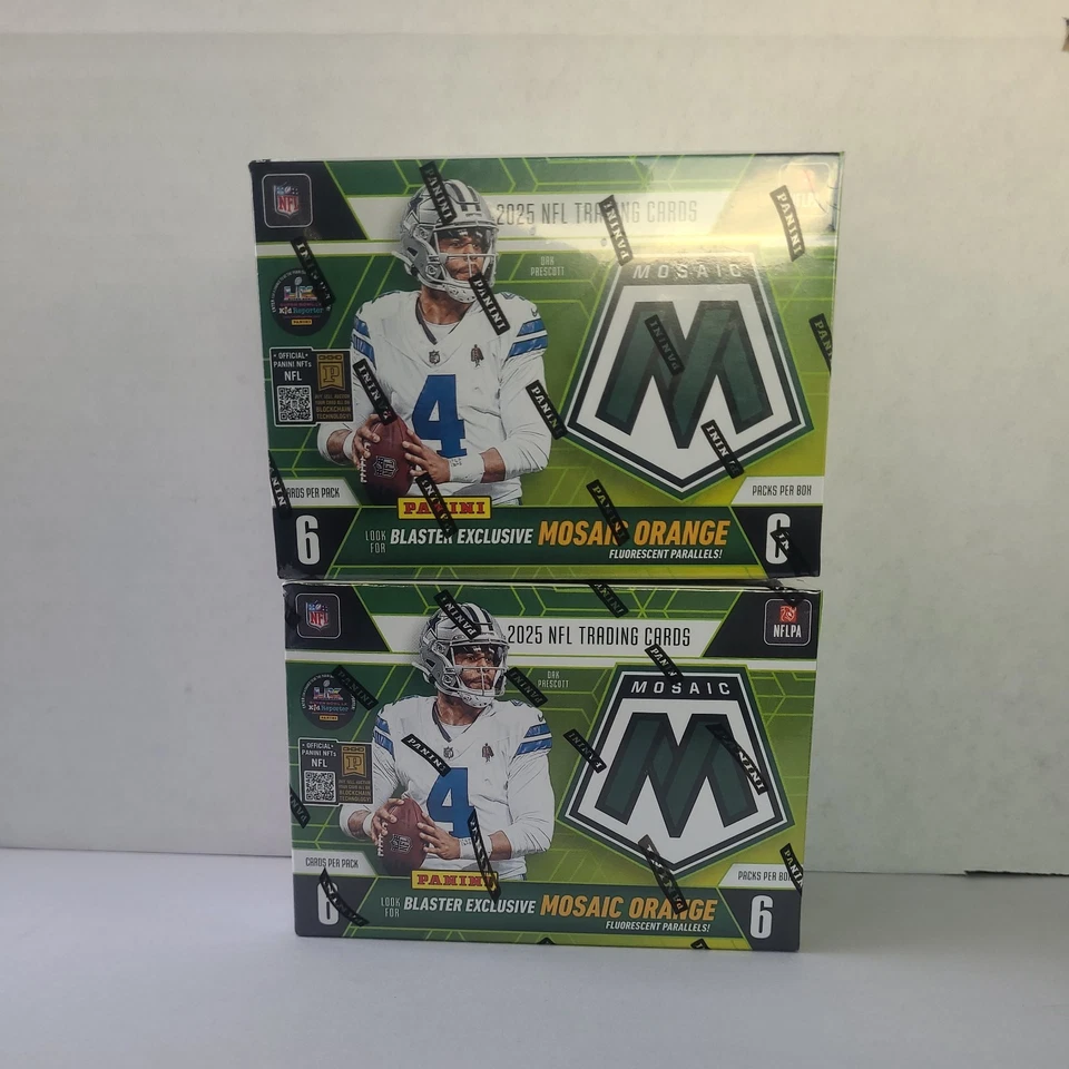 Lot of 2  - New 2025 Panini Mosaic NFL Football Blaster Box SEALED - In Hand 🔥 - Image 3 of 4