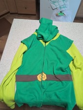 Nintendo The Legend of Zelda Wind Waker HD Link Sudadera con Capucha Cremallera Disfraz Juegos con disfraces M