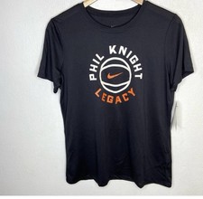 New Nike Women’s Medium Large Phil Knight Legacy T-shirt Tee‎ Shirt