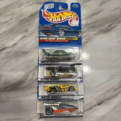 Vintage 1997 Hot Wheels FLYING ACES Series Complete Set Of 4 Unopened