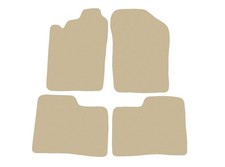 Velour Fußmatten für Peugeot 306, 306 FL 1993-2001, Beige x14 Rand