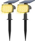Solar Garden Lights, 27 LED 3500K Solar Spot Lights Outdoor Garden, Landscape Sp
