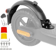 Compatible Scooter Rear Fender with Tail Brake Light for Xiaomi M365 Pro/1S/MI3